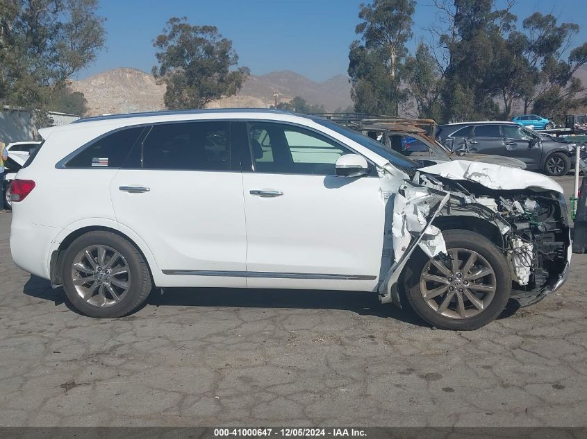 2017 Kia Sorento 3.3L Sxl VIN: 5XYPK4A53HG238442 Lot: 41000647