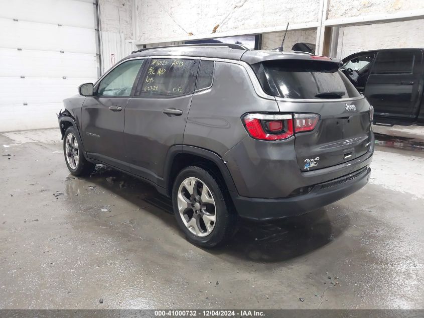 VIN 3C4NJDCB4LT215346 2020 Jeep Compass, Limited 4X4 no.3