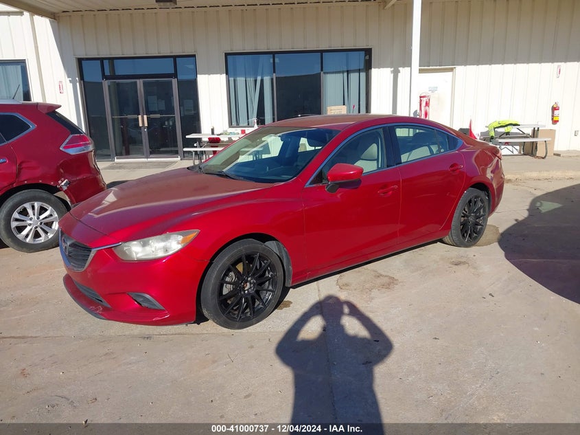 Vin: jm1gj1u56g1414413, lot: 41490631, mazda mazda6 i sport 20162