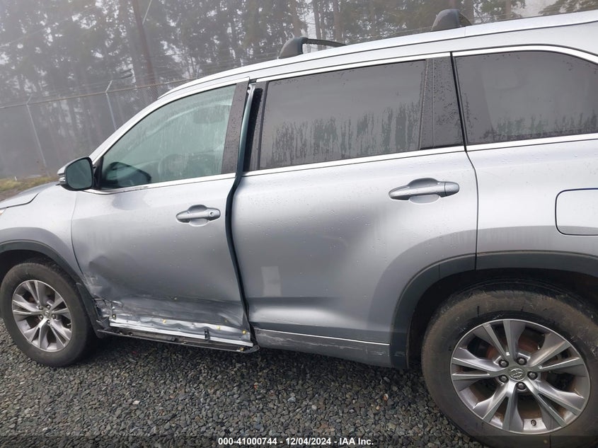 2014 TOYOTA HIGHLANDER XLE V6 - 5TDJKRFH8ES062220