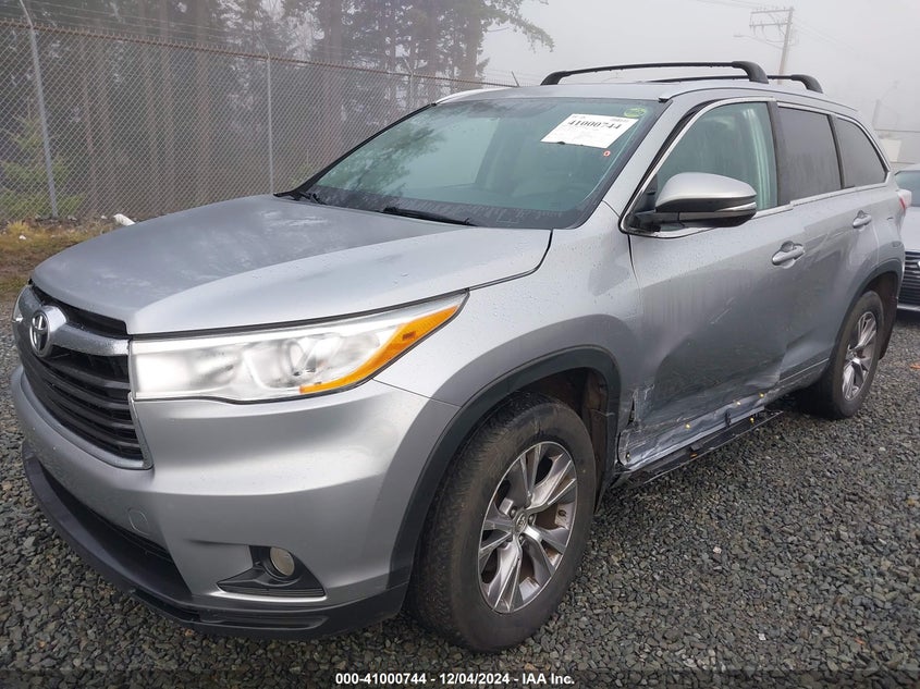 2014 TOYOTA HIGHLANDER XLE V6 - 5TDJKRFH8ES062220