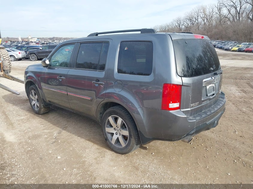 Vin: 5fnyf4h97db046721, lot: 41490660, honda pilot touring 20133