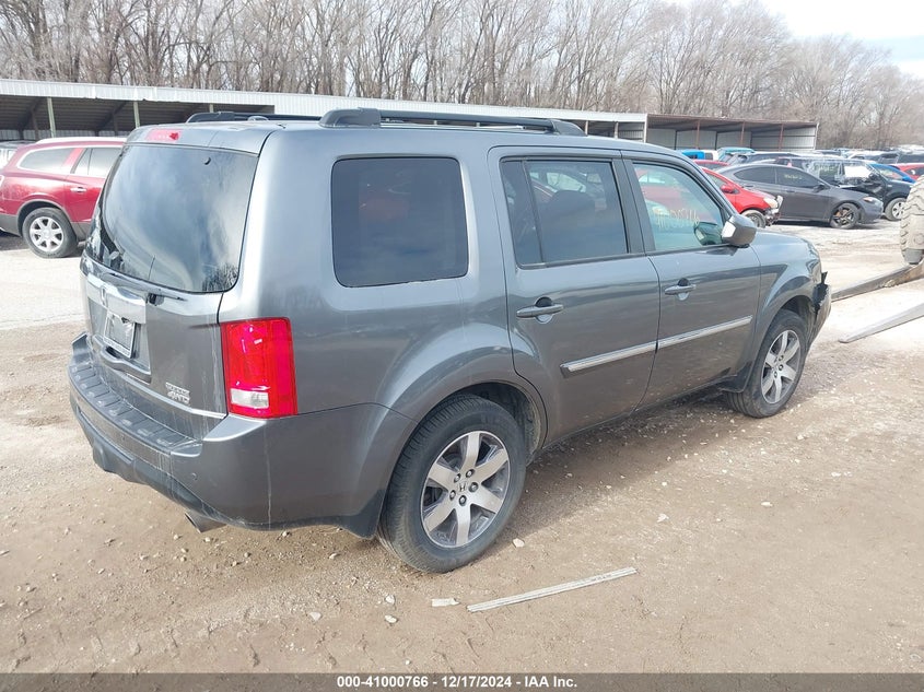 Vin: 5fnyf4h97db046721, lot: 41490660, honda pilot touring 20134