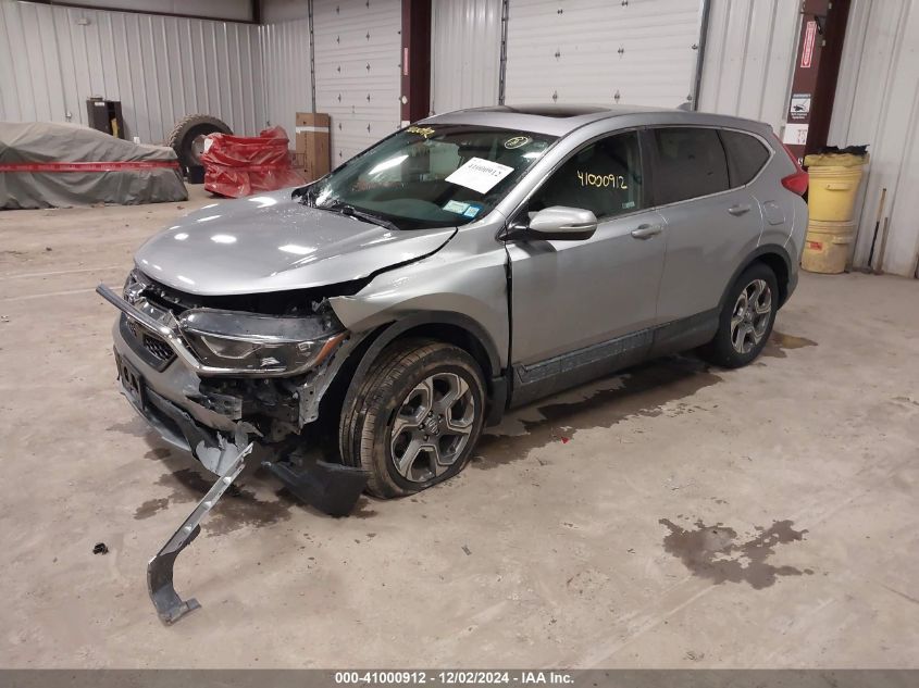 VIN 2HKRW2H59KH660741 2019 Honda CR-V, EX no.2