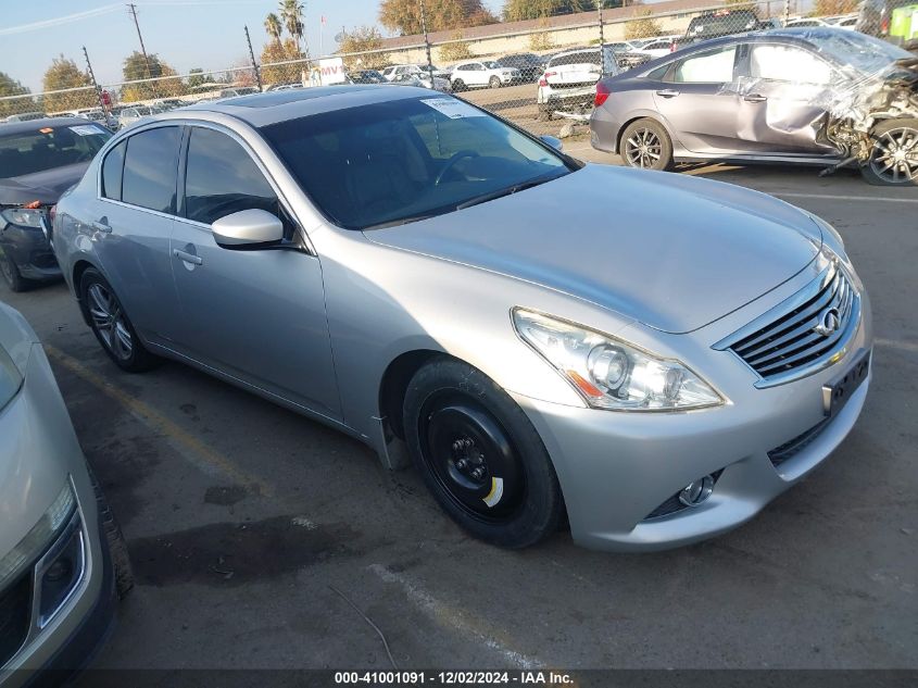 VIN JN1CV6AP4DM303412 2013 Infiniti G37, Journey no.1