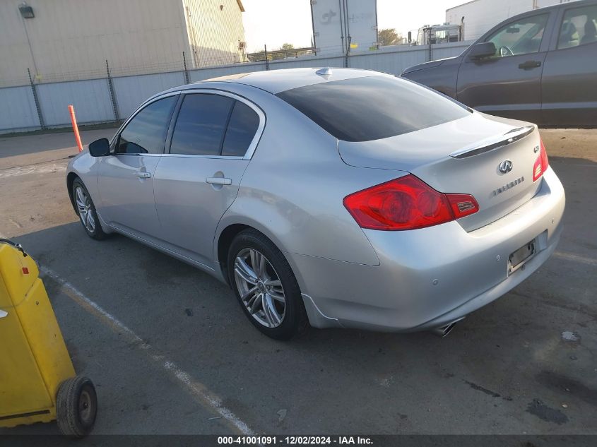 VIN JN1CV6AP4DM303412 2013 Infiniti G37, Journey no.3