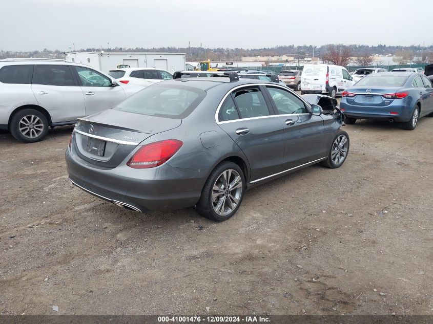 VIN 55SWF8EB5KU296959 2019 Mercedes-Benz C 300, 4Matic no.4