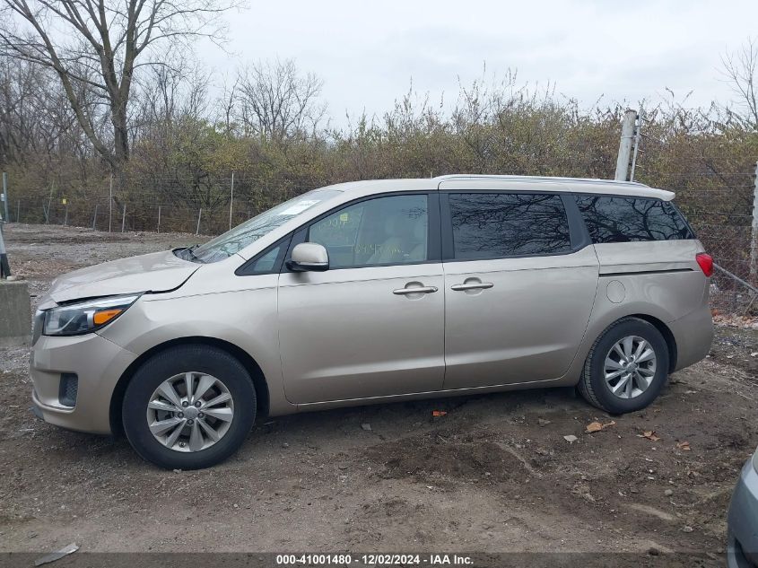 2016 Kia Sedona Lx VIN: KNDMB5C12G6151877 Lot: 41001480