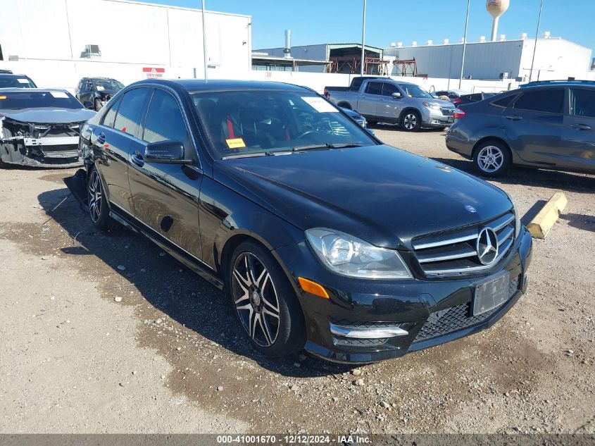 VIN WDDGF5HB2DA780721 2013 MERCEDES-BENZ C 350 no.1