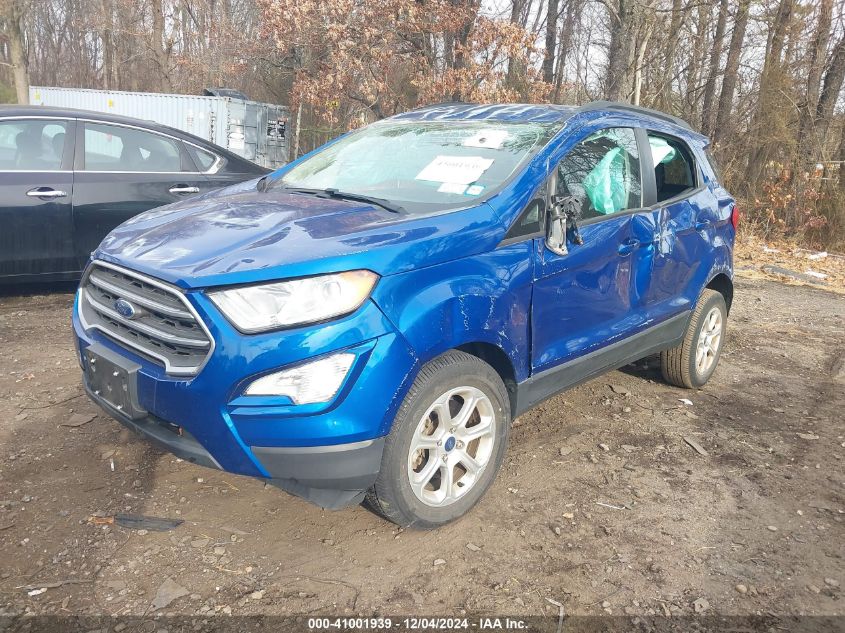 VIN MAJ6S3GL3LC359308 2020 Ford Ecosport, SE no.2