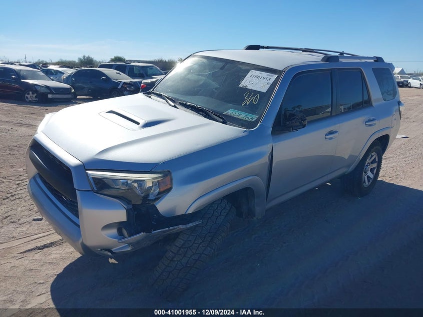 Vin: jtebu5jr2f5224675, lot: 41491850, toyota 4runner trail 20152