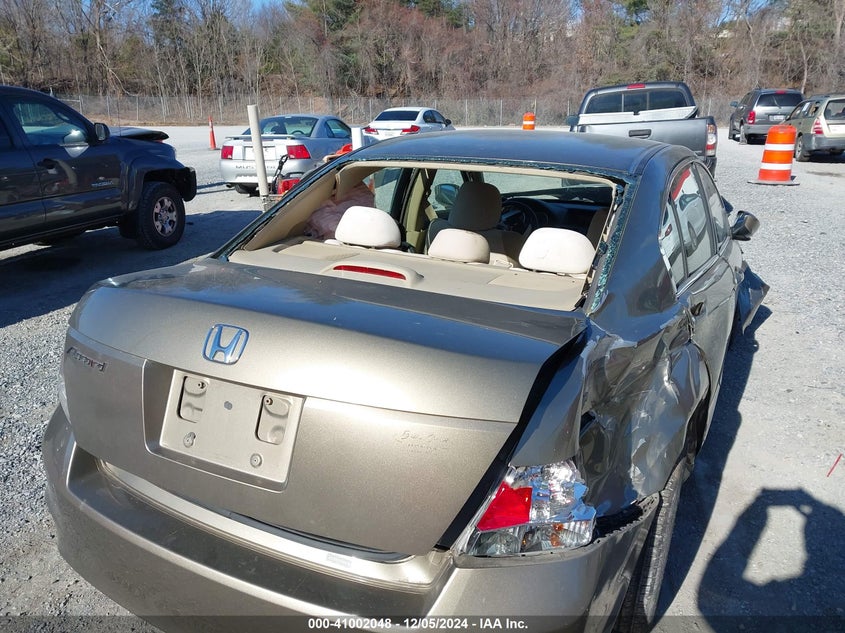 2008 HONDA ACCORD VIN: 1HGCP26468A039858