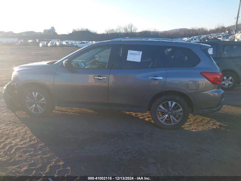 2017 Nissan Pathfinder Sv VIN: 5N1DR2MM7HC692537 Lot: 41002115