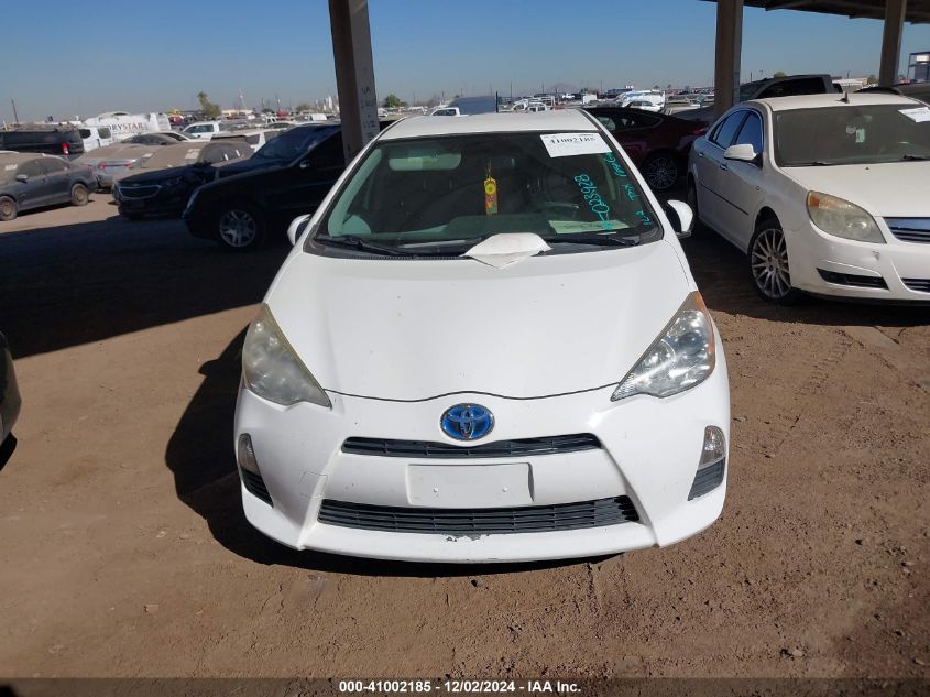2012 TOYOTA PRIUS C VIN: JTDKDTB30C1023928