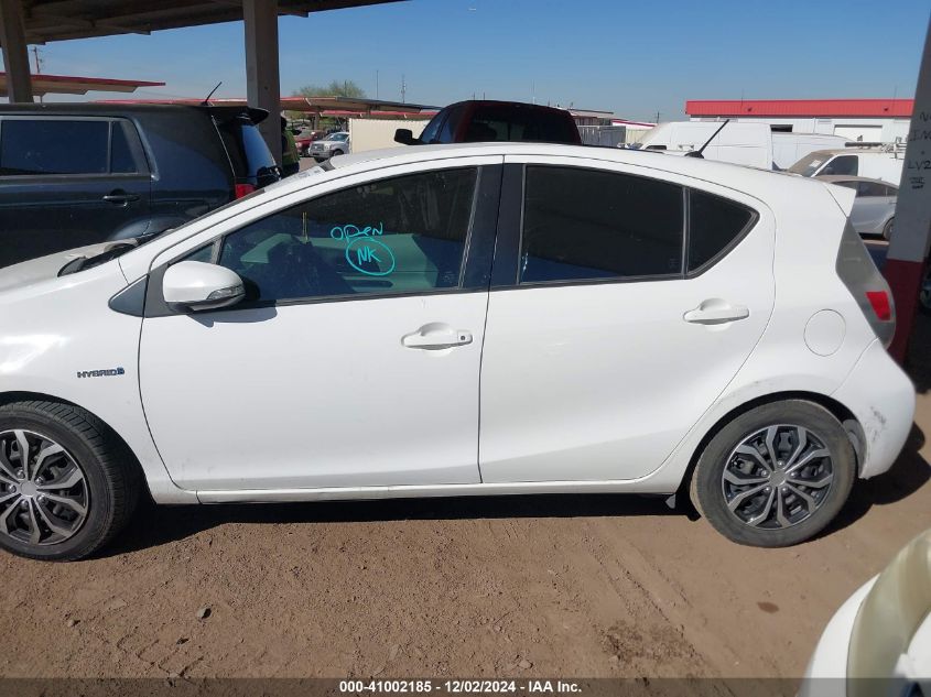 2012 TOYOTA PRIUS C VIN: JTDKDTB30C1023928