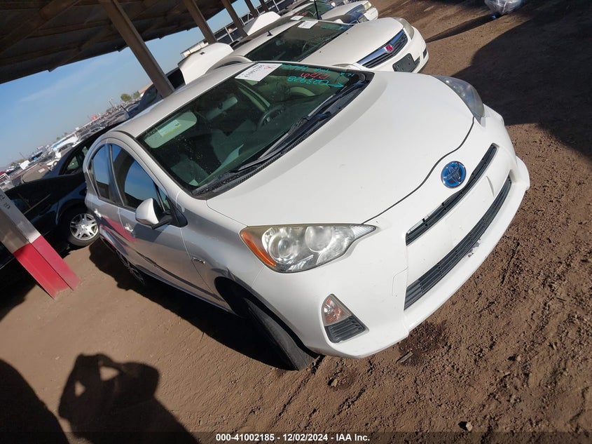2012 TOYOTA PRIUS C VIN: JTDKDTB30C1023928
