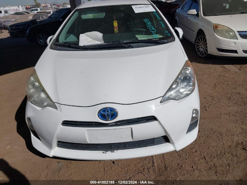 2012 Toyota Prius C Two VIN: JTDKDTB30C1023928 Lot: 41002185