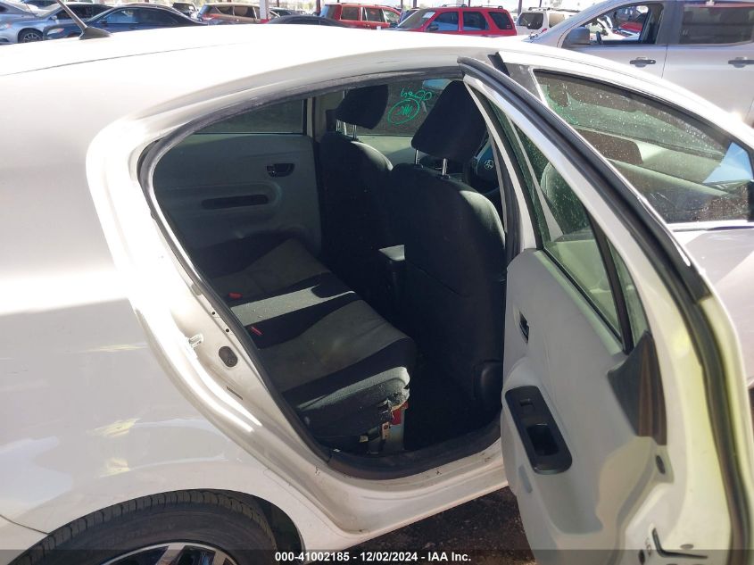 2012 TOYOTA PRIUS C VIN: JTDKDTB30C1023928