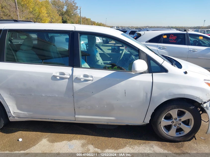 2013 Toyota Sienna L V6 7 Passenger VIN: 5TDZK3DC3DS386276 Lot: 41002211