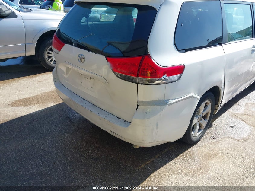 2013 Toyota Sienna L V6 7 Passenger VIN: 5TDZK3DC3DS386276 Lot: 41002211