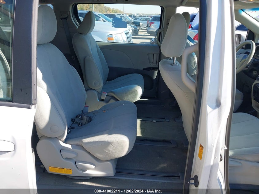 2013 Toyota Sienna L V6 7 Passenger VIN: 5TDZK3DC3DS386276 Lot: 41002211