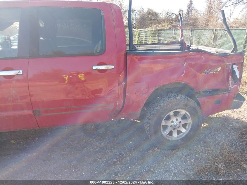 2005 Nissan Titan Se VIN: 1N6BA07B25N566357 Lot: 41002223