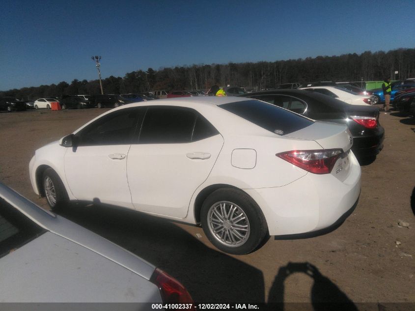 2015 Toyota Corolla Le VIN: 2T1BURHE6FC363662 Lot: 41002337