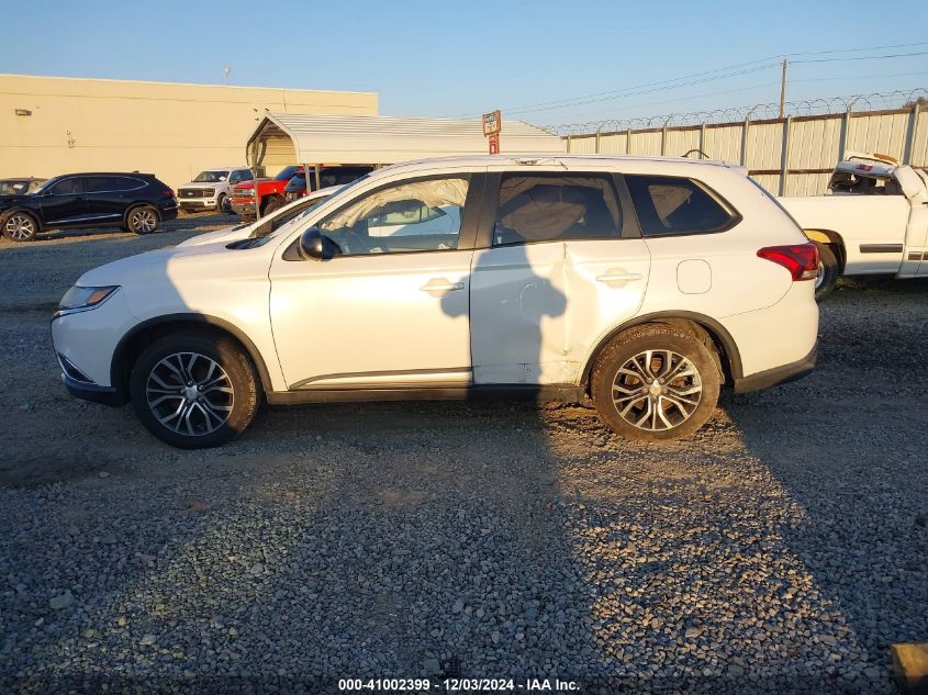 2016 Mitsubishi Outlander Es VIN: JA4AD2A38GZ016458 Lot: 41002399