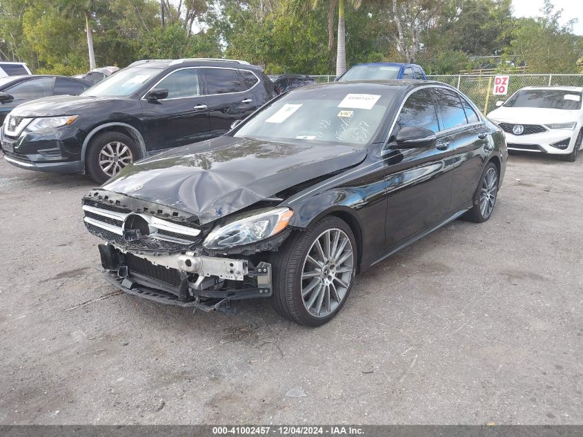 VIN 55SWF4JB5JU265577 2018 MERCEDES-BENZ C 300 no.2