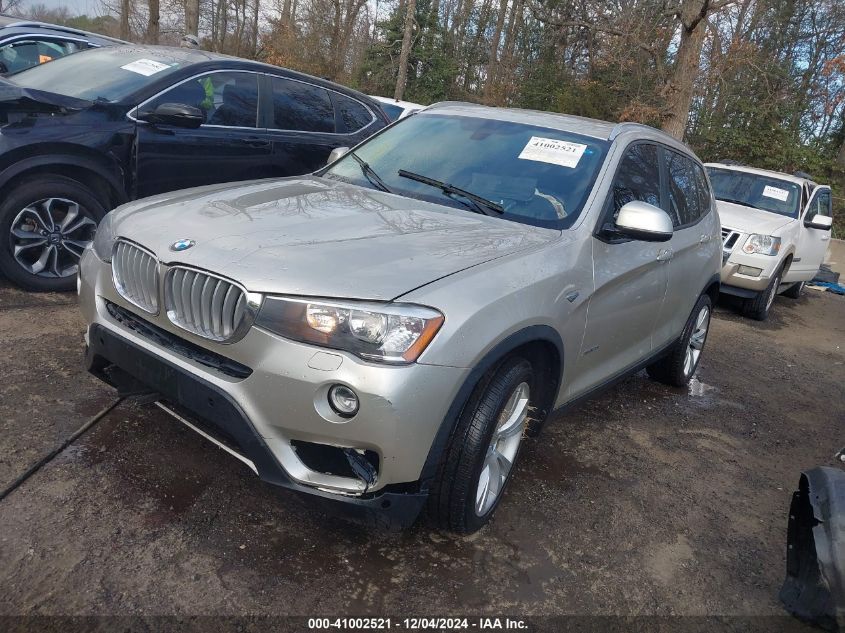 VIN 5UXWX9C52G0D76311 2016 BMW X3, Xdrive28I no.2