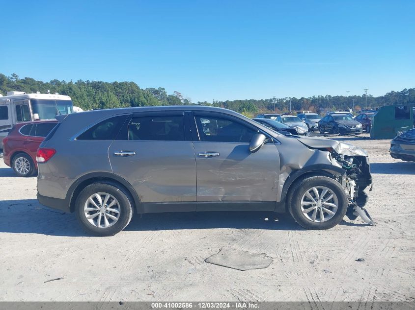 2017 Kia Sorento 2.4L L VIN: 5XYPG4A38HG328329 Lot: 41002586