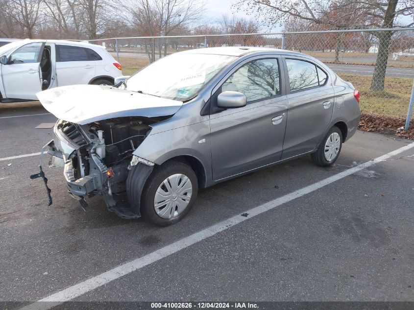 VIN ML32F3FJ5JHF15187 2018 Mitsubishi Mirage, G4 ES no.2