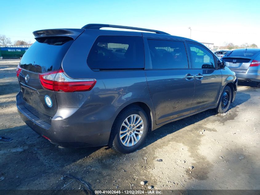 VIN 5TDYZ3DC4HS826051 2017 Toyota Sienna, Xle/Limited no.4