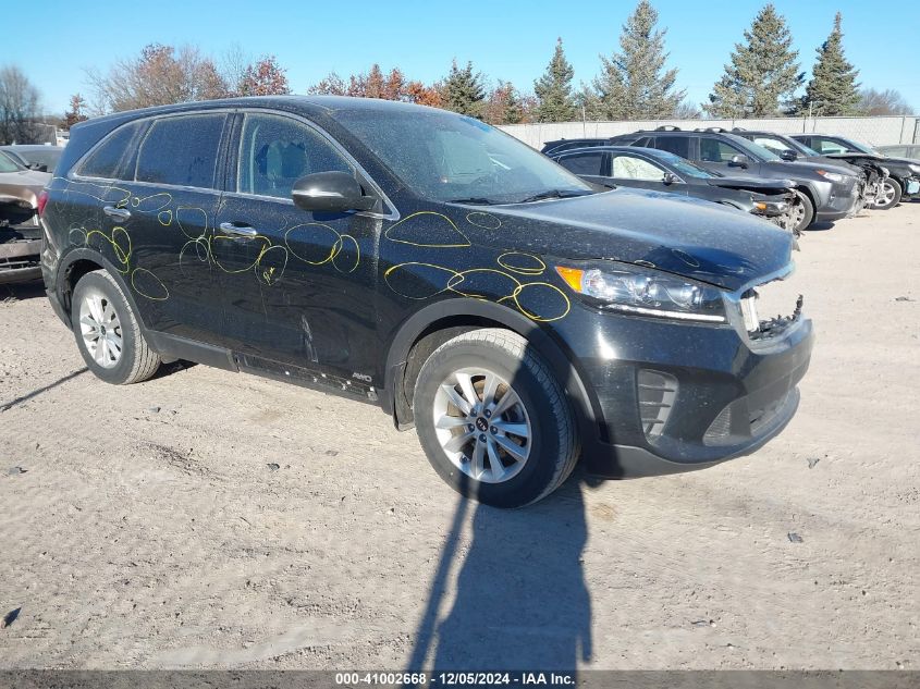 VIN 5XYPGDA35KG574651 2019 KIA Sorento, 2.4L Lx no.1