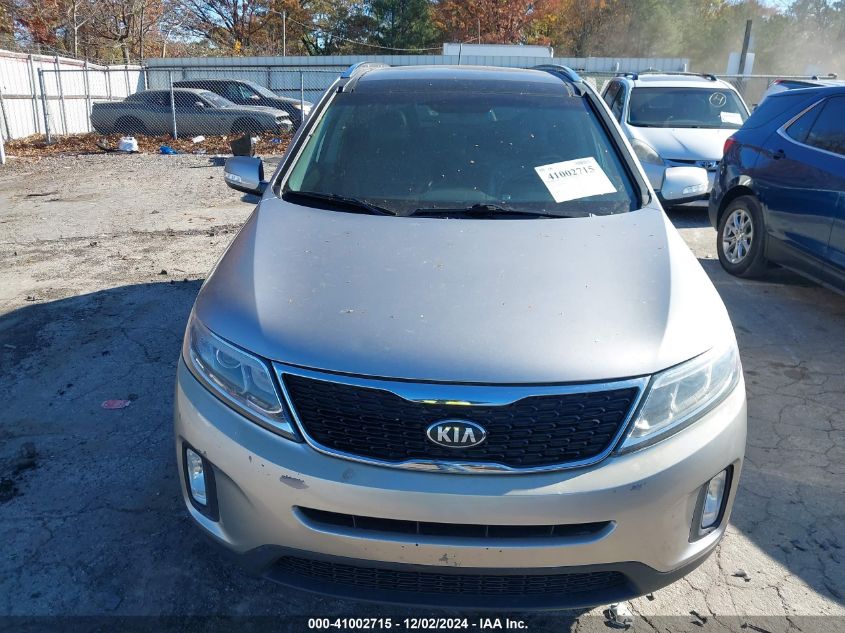 2014 Kia Sorento Ex V6 VIN: 5XYKU4A73EG430042 Lot: 41002715