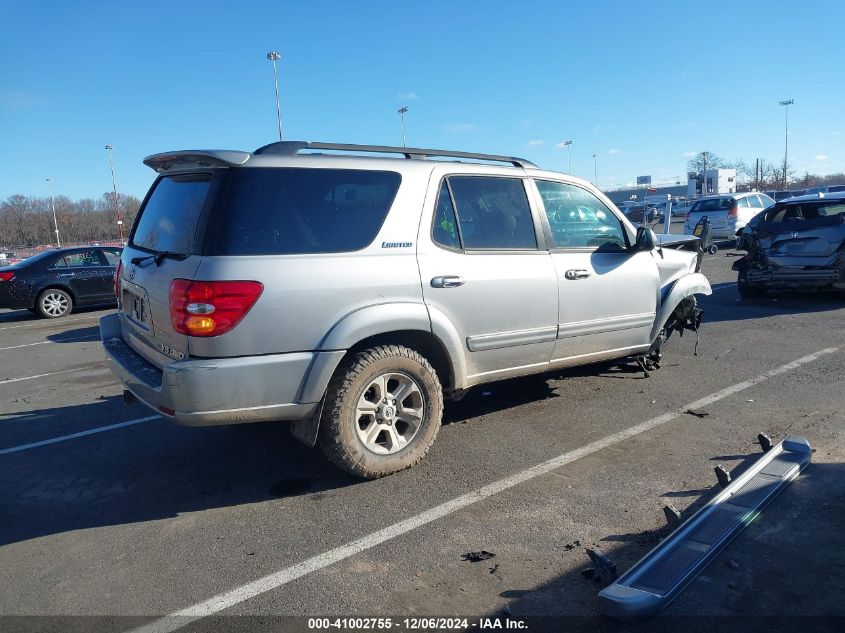 2001 Toyota Sequoia Limited V8 VIN: 5TDBT48A71S040045 Lot: 41002755