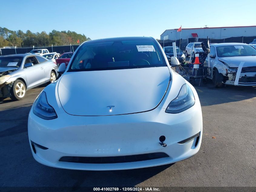 2021 Tesla Model Y Long Range Dual Motor All-Wheel Drive VIN: 5YJYGDEE1MF174869 Lot: 41002769