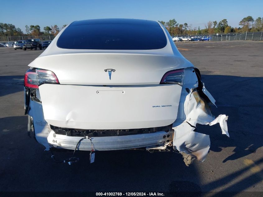 2021 Tesla Model Y Long Range Dual Motor All-Wheel Drive VIN: 5YJYGDEE1MF174869 Lot: 41002769