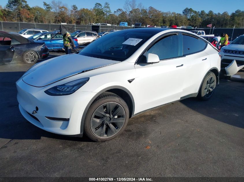 VIN 5YJYGDEE1MF174869 2021 TESLA MODEL Y no.2