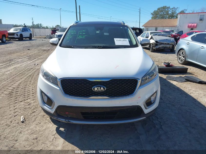 2017 Kia Sorento 3.3L Ex VIN: 5XYPH4A53HG313011 Lot: 41002806