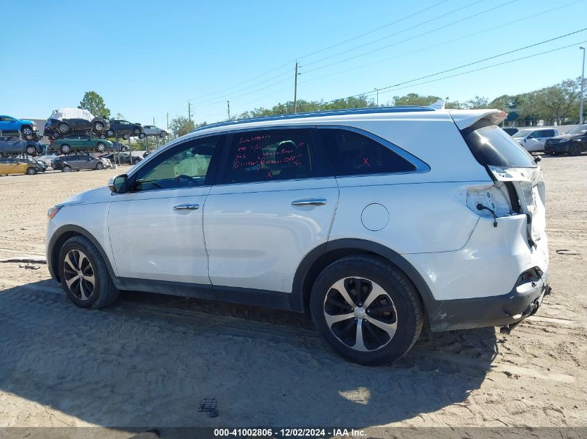 2017 Kia Sorento 3.3L Ex VIN: 5XYPH4A53HG313011 Lot: 41002806