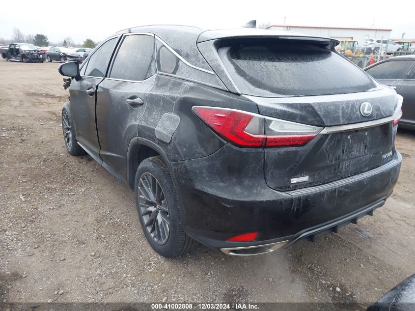 VIN 2T2SZMDA2NC328909 2022 Lexus RX, 350 F Sport Ap... no.3