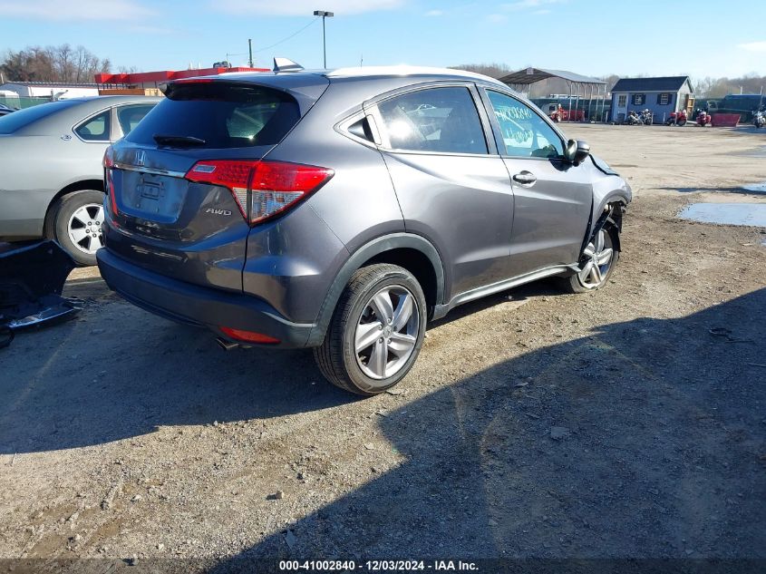 VIN 3CZRU6H53LM709760 2020 Honda HR-V, Awd Ex no.4