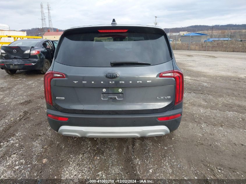 2021 Kia Telluride Lx VIN: 5XYP2DHC6MG175755 Lot: 41003218