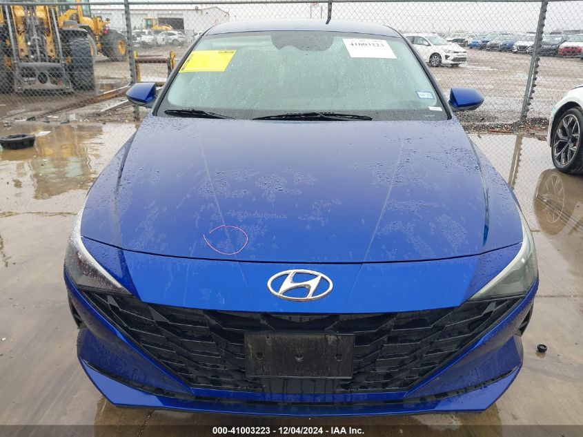 2021 Hyundai Elantra Sel VIN: 5NPLS4AG0MH033471 Lot: 41003223