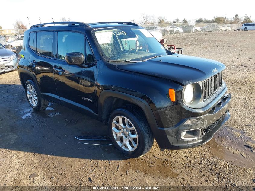 VIN ZACCJBBT0GPD90180 2016 Jeep Renegade, Latitude no.1