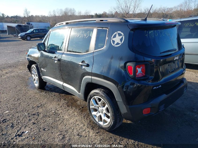 VIN ZACCJBBT0GPD90180 2016 Jeep Renegade, Latitude no.3