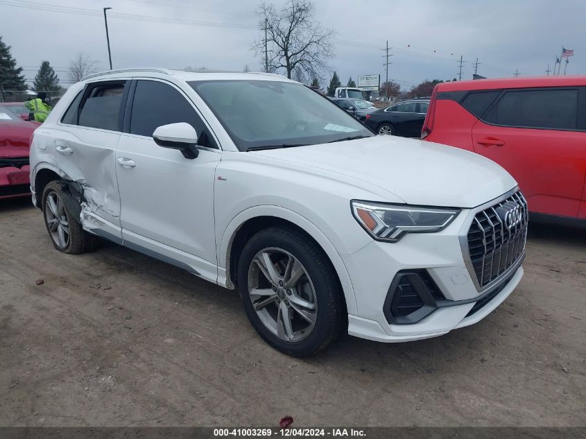 2020 AUDI Q3 PREMIUM PLUS 45 TFSI S LINE QUATTRO TIPTRONIC - WA1EECF33L1044643