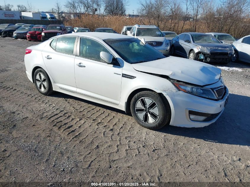 VIN KNAGM4AD3D5050487 2013 KIA OPTIMA HYBRID no.1