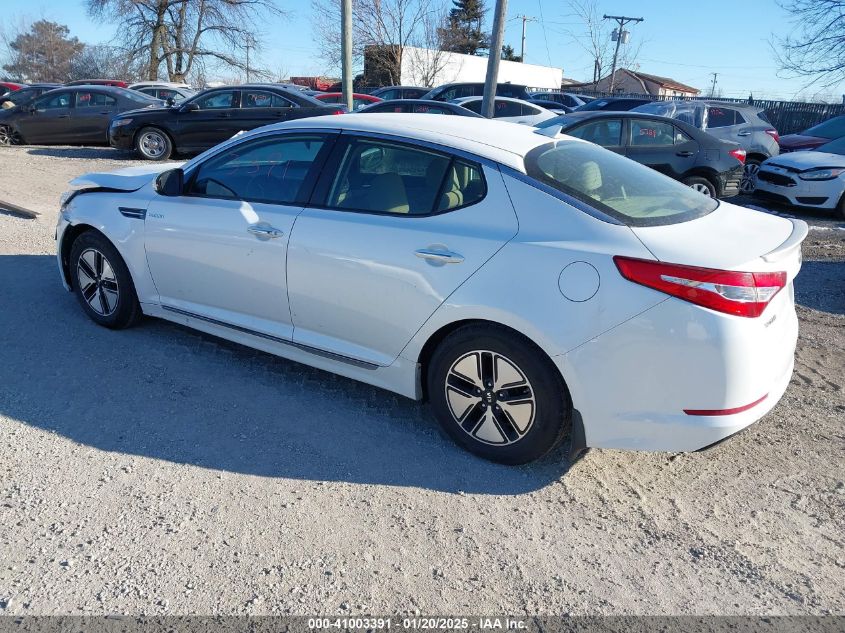 VIN KNAGM4AD3D5050487 2013 KIA OPTIMA HYBRID no.3